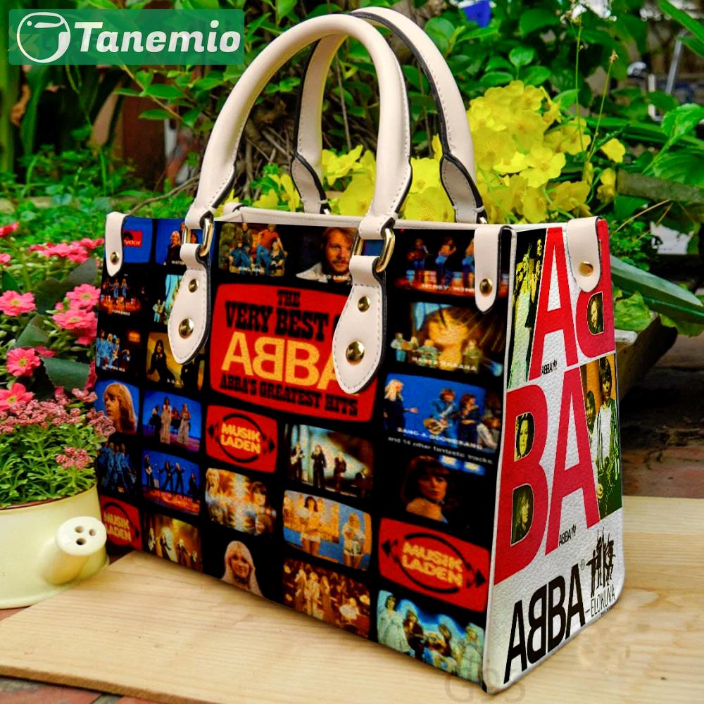 Stylish abba band 1 leather hand bag gift for women’s day – perfect women s day gift! g95 3245 Women Leather Hand Bag