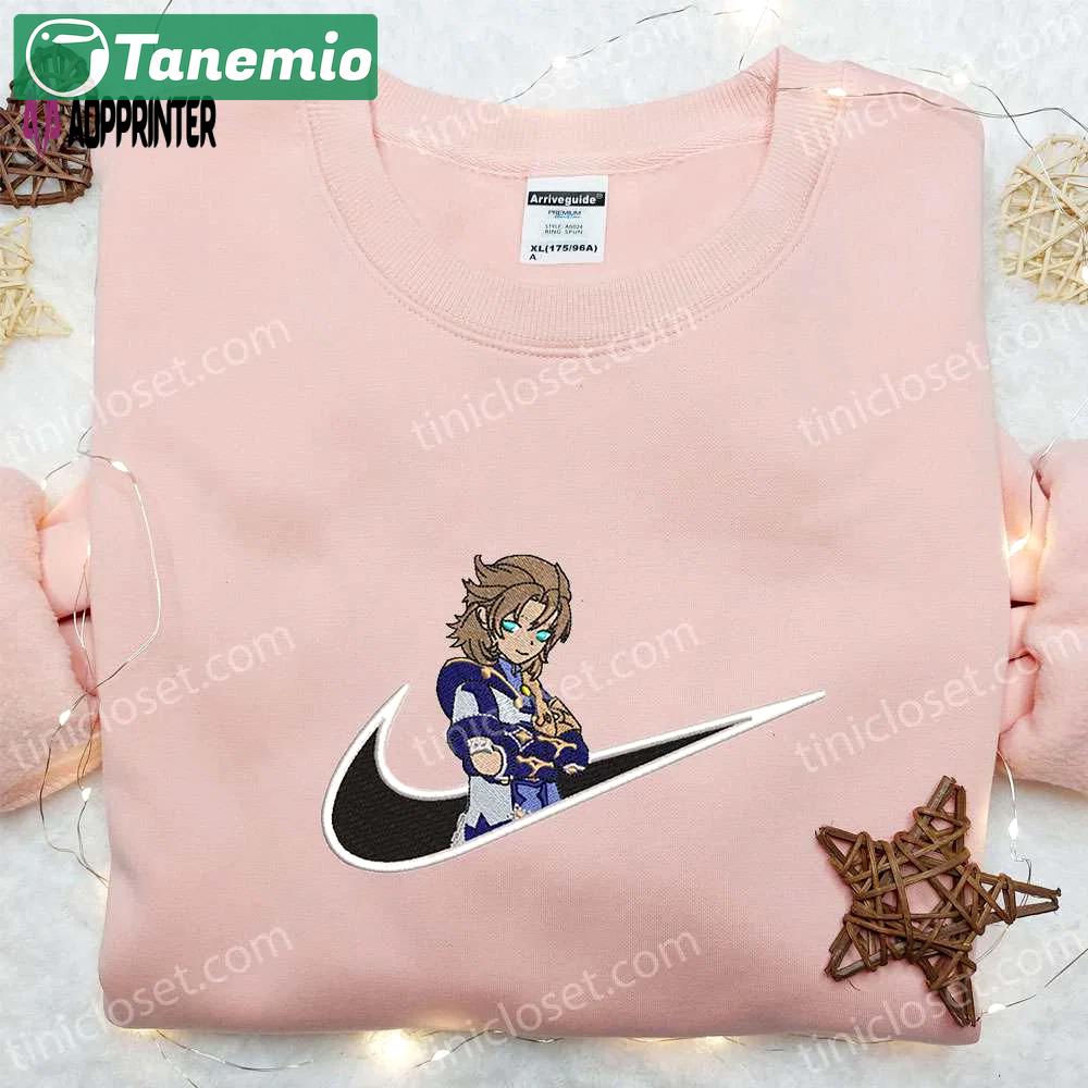 Stylish albedo x nike embroidered shirt genshin impact & nike inspired designs Embroidered Shirt