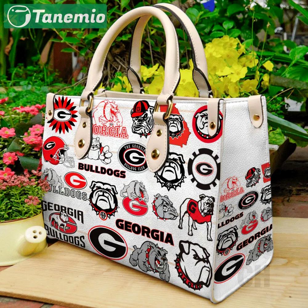 Stylish georgia bulldogs women s leather handbag – perfect gift for women s day 3641 Women Leather Hand Bag