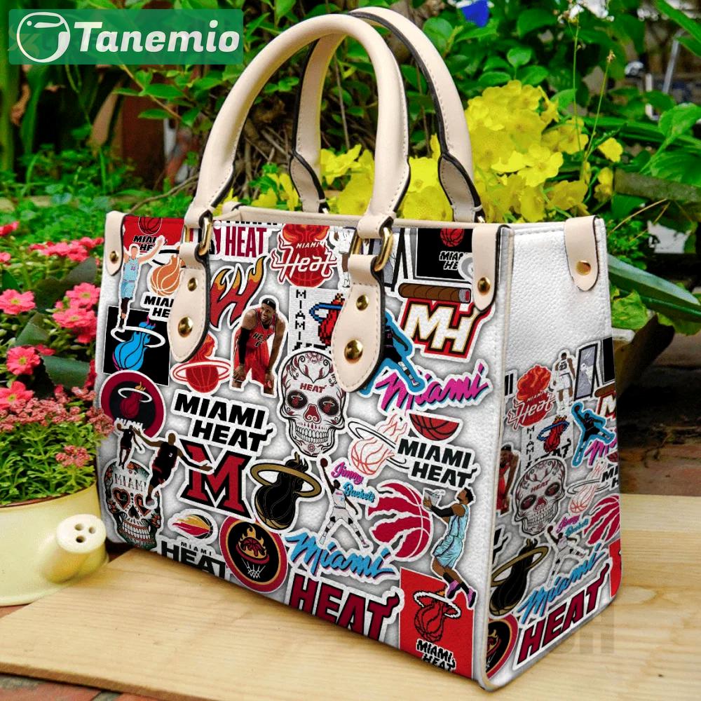 Stylish miami heat leather hand bag gift for women’s day: perfect women s day gift 3666 Women Leather Hand Bag