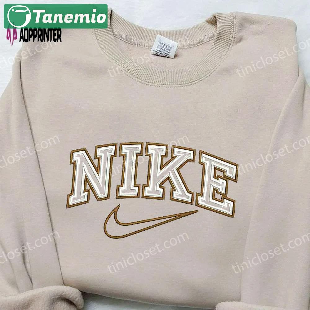 Stylish nike inspired vintage & spellout embroidered shirts Embroidered Shirt