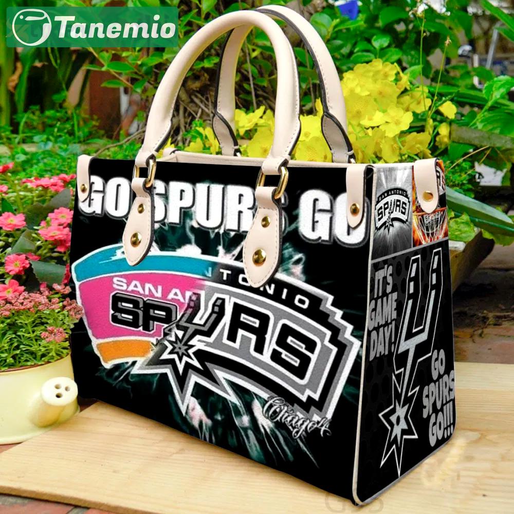Stylish san antonio spurs 3 leather hand bag gift for women’s day gift for women s day – perfect for g95 celebration 3607 Women Leather Hand Bag