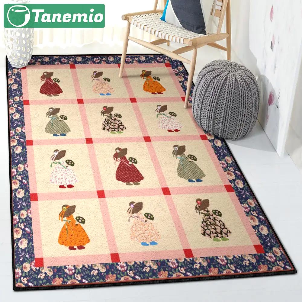 Sunbonnet sue lover indoor outdoor carpet, sunbonnet sue rug Rectangle Rug