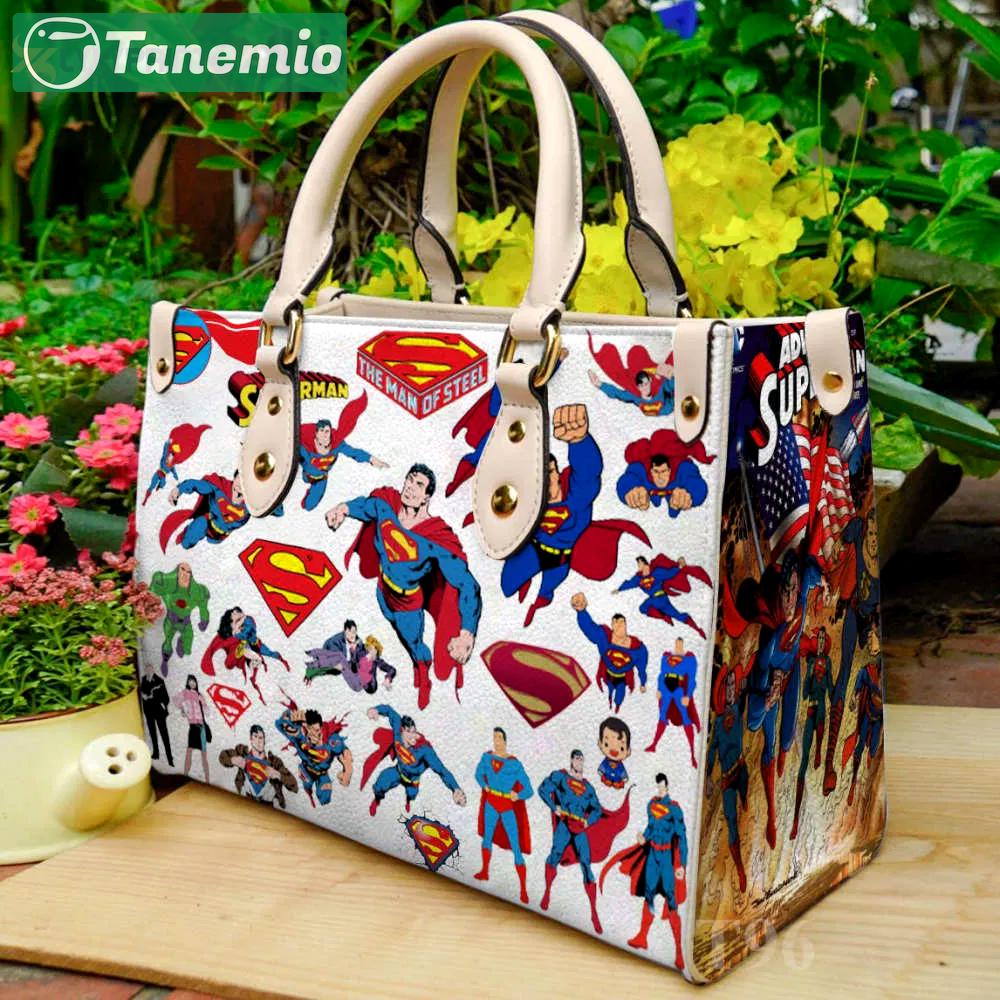 Superman 1 leather handbag for women gift 2556 Women Leather Hand Bag