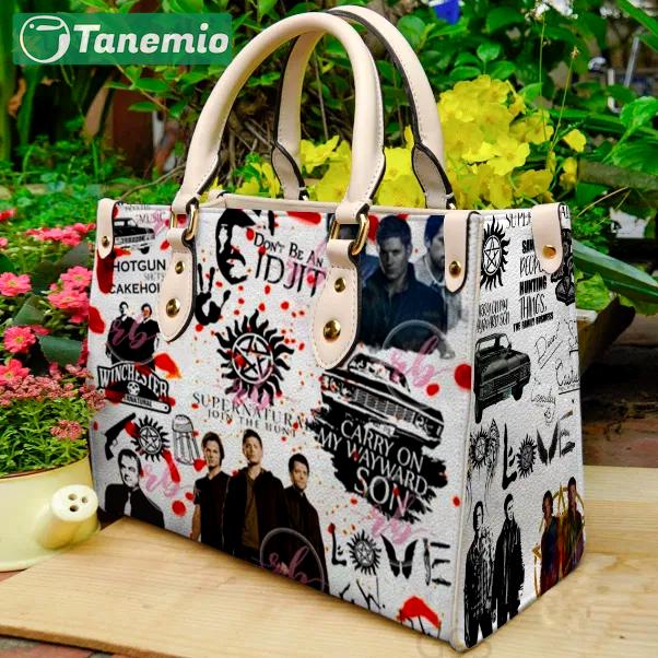 Supernatural leather handbag for women gift 2405 Women Leather Hand Bag