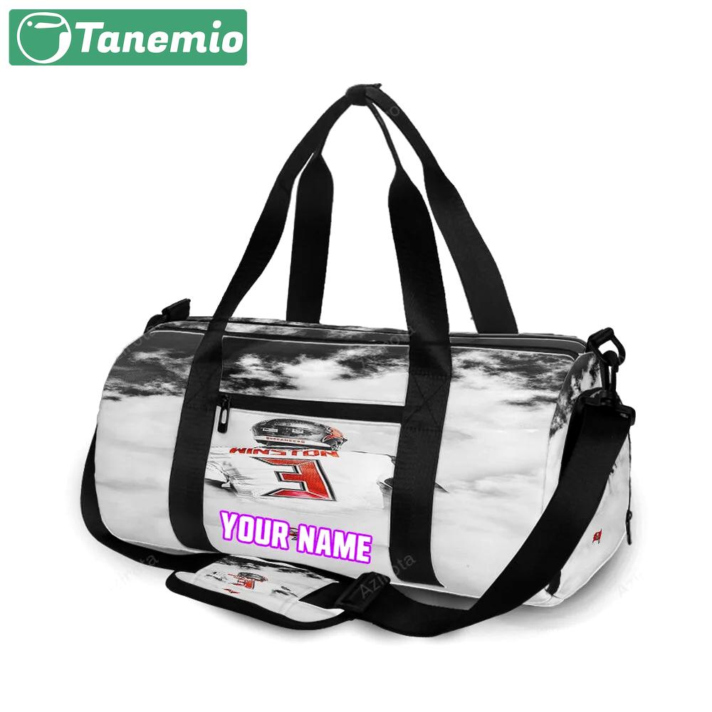 Tampa bay buccaneers 03 jameis winston v44 personalized name travel bag gym bag 2613 Travel Bag