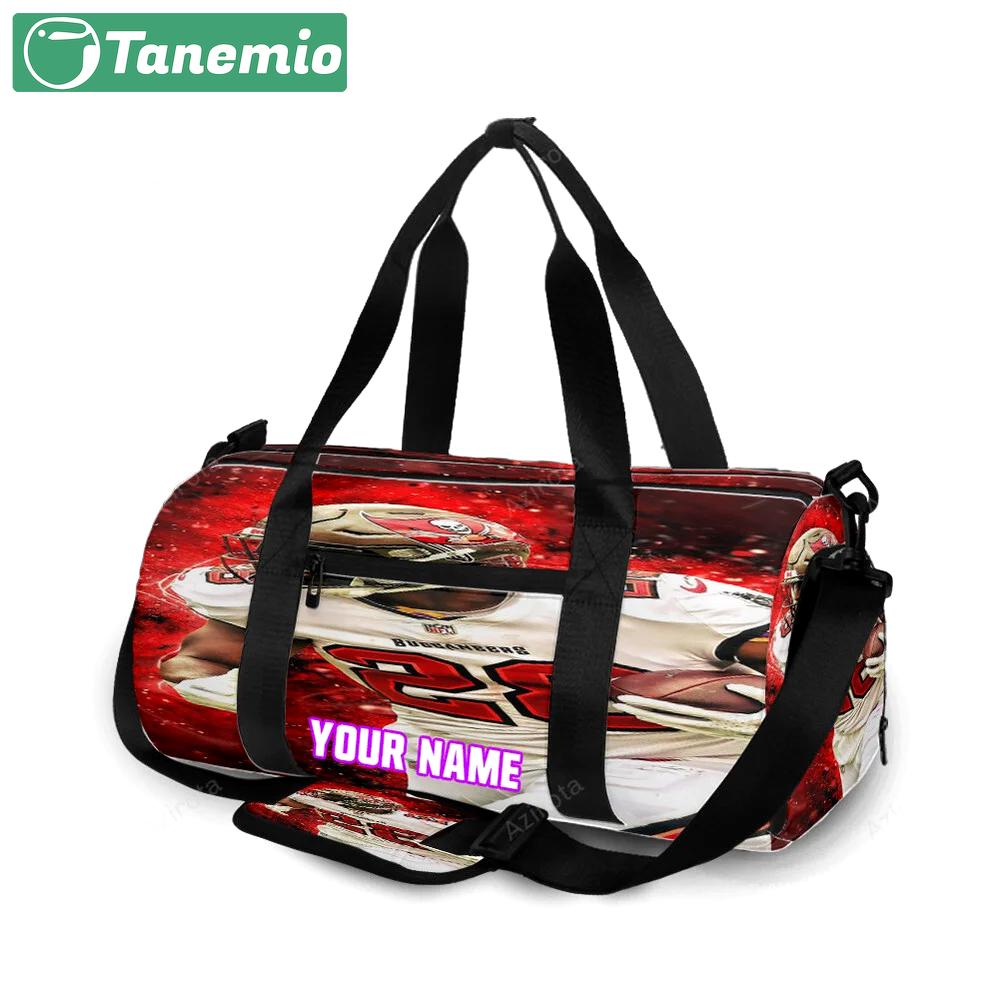 Tampa bay buccaneers leonard fournette1 personalized name travel bag gym bag 1570 Travel Bag