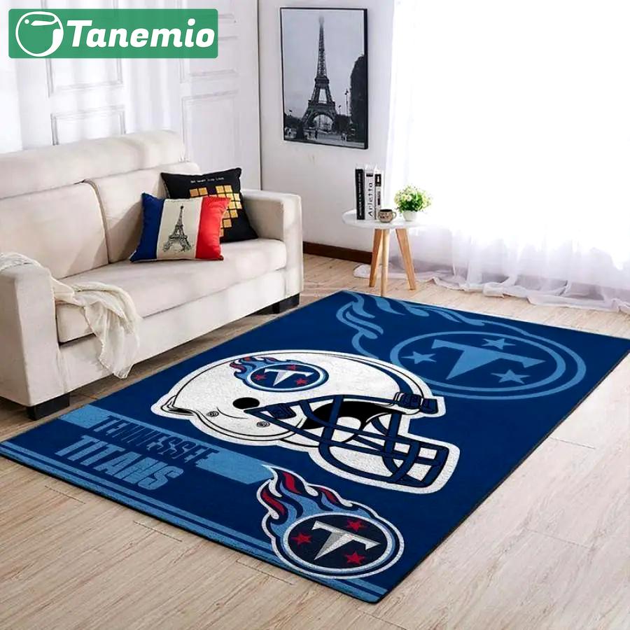 Tennessee titans area rug living room rug home decor nfl team logo 2003033 Rectangle Rug