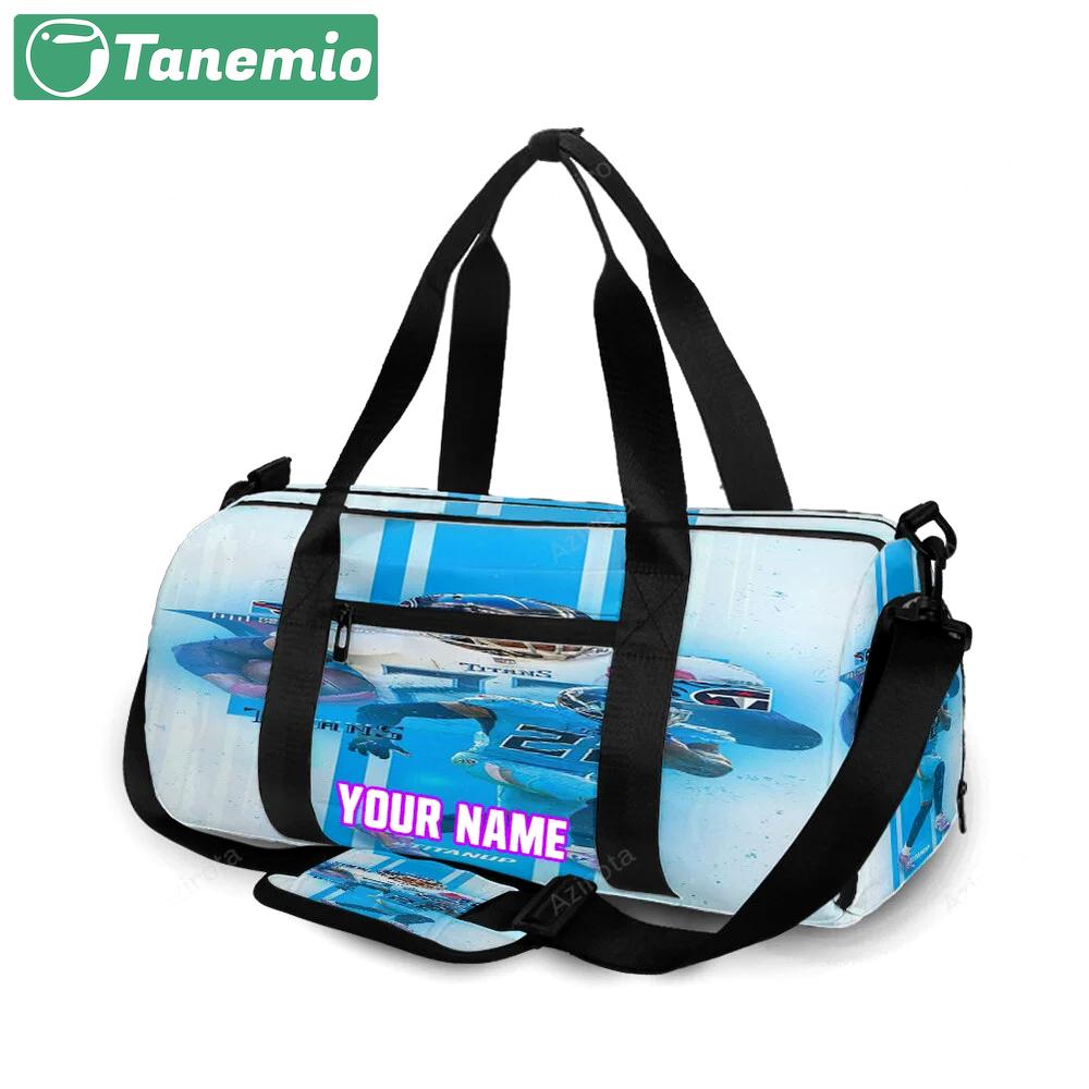 Tennessee titans derrick henry6 personalized name travel bag gym bag 741 Travel Bag