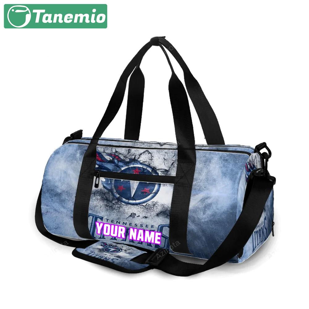 Tennessee titans emblem v1 personalized name travel bag gym bag 2560 Travel Bag