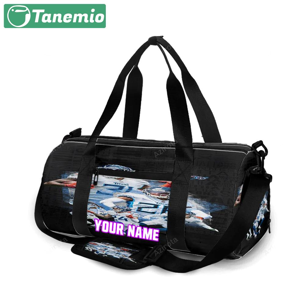 Tennessee titans players v8 personalized name travel bag gym bag 2596 Travel Bag