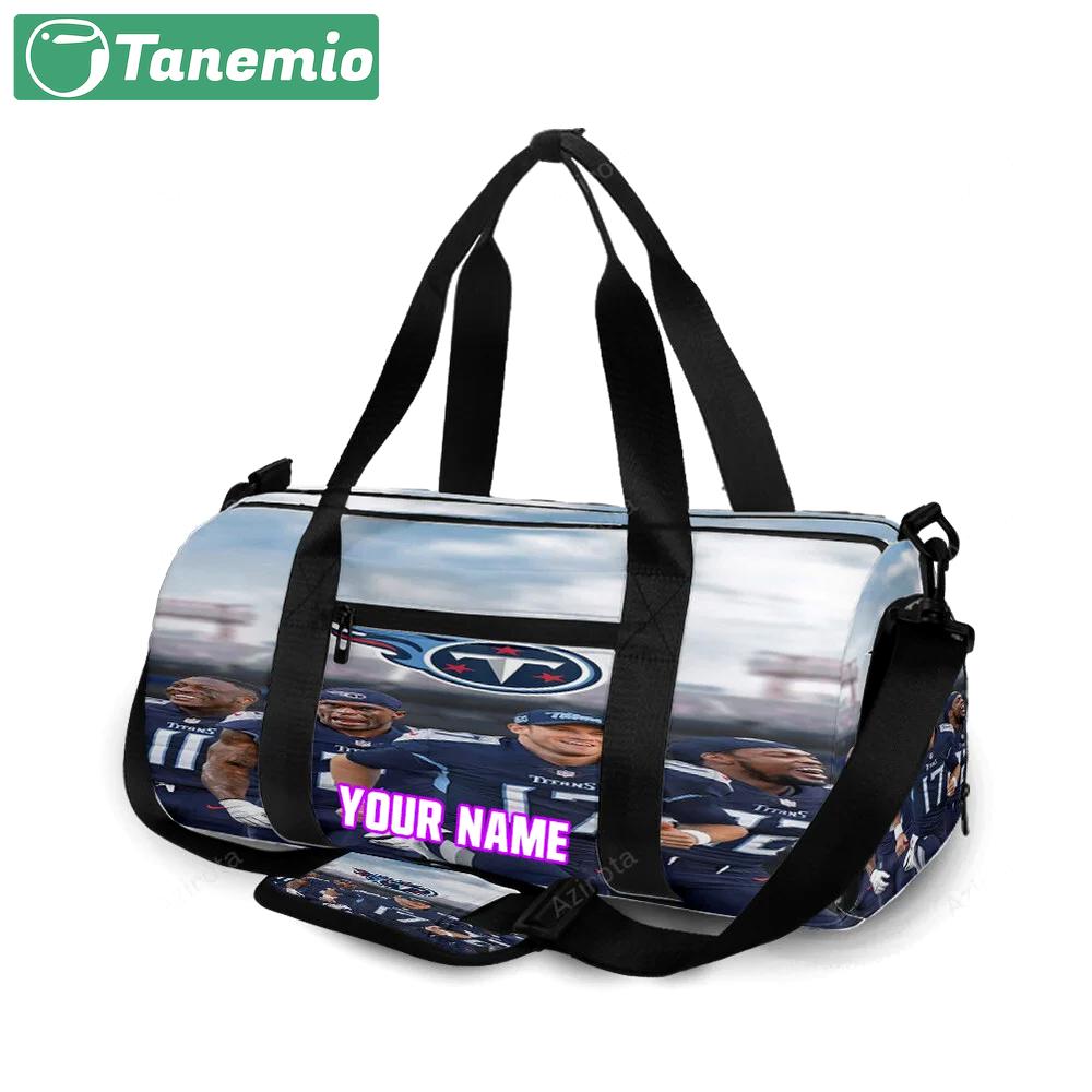 Tennessee titans players1 personalized name travel bag gym bag 2142 Travel Bag
