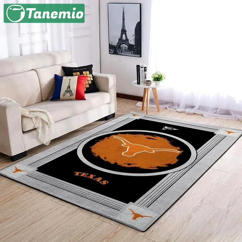 Texas longhorns area rugs ncaa living room carpet team logo 20030358 1 Rectangle Rug