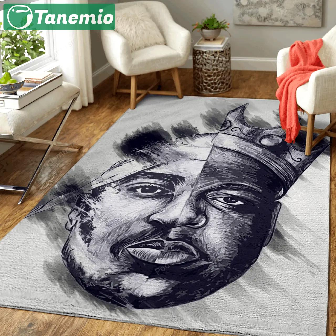 The best rapper rapper and hip hop music art for fans area rug living room carpet rug regtangle carpet floor decor home decor Rectangle Rug