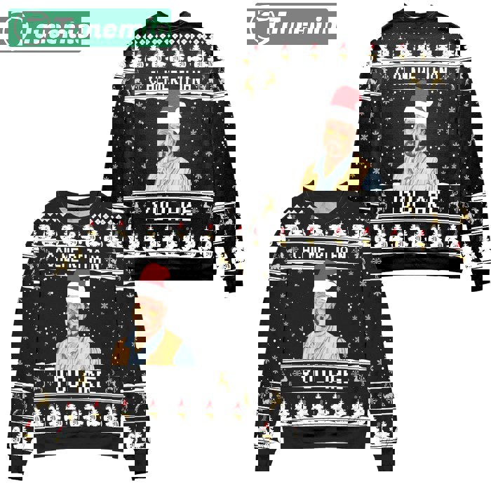 The big lebowski calmer than you are ugly christmas sweater ?  hot 2024 style 671 Christmas Ugly Sweater