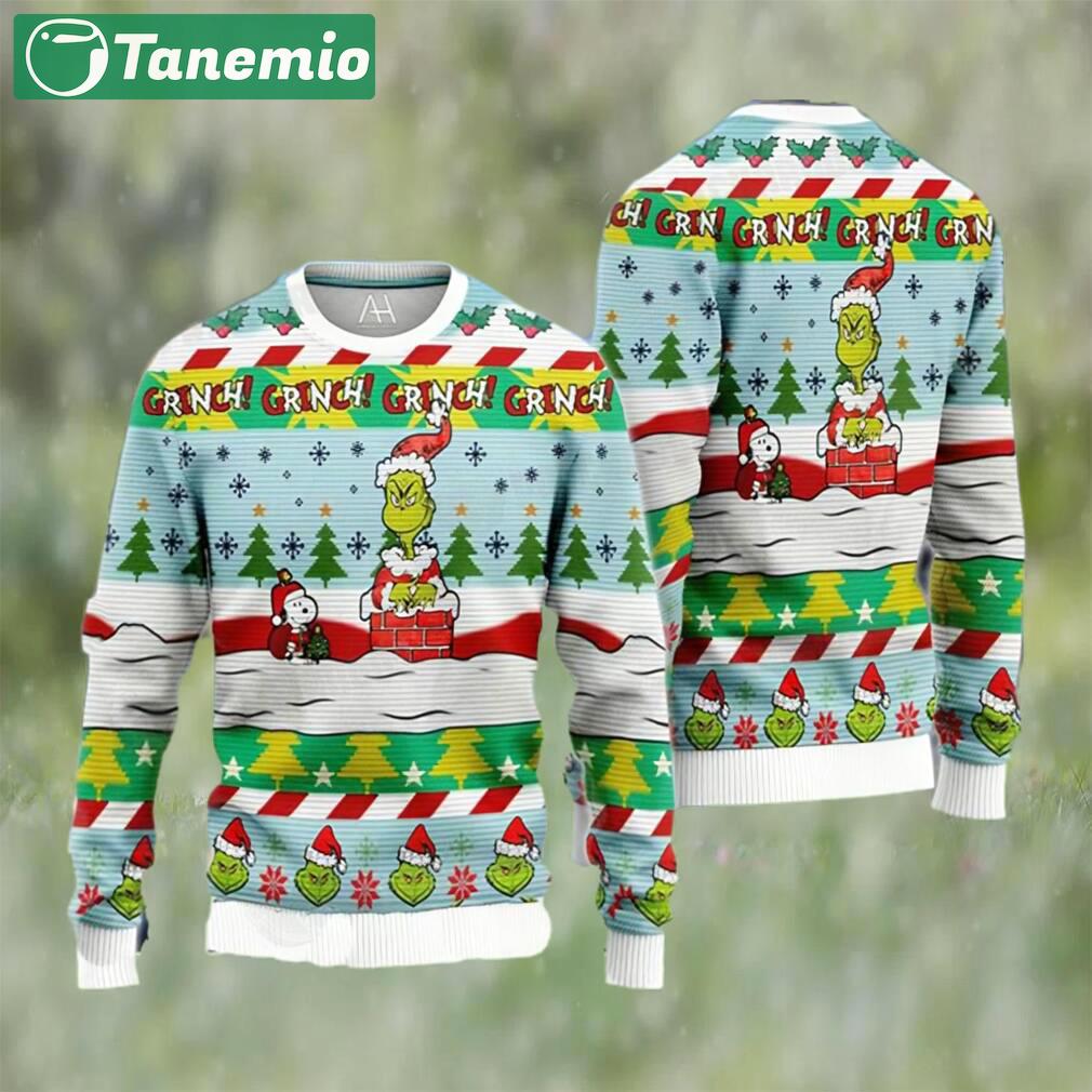 The grinch and snoopy dog ugly sweater funny christmas gift Christmas Ugly Sweater