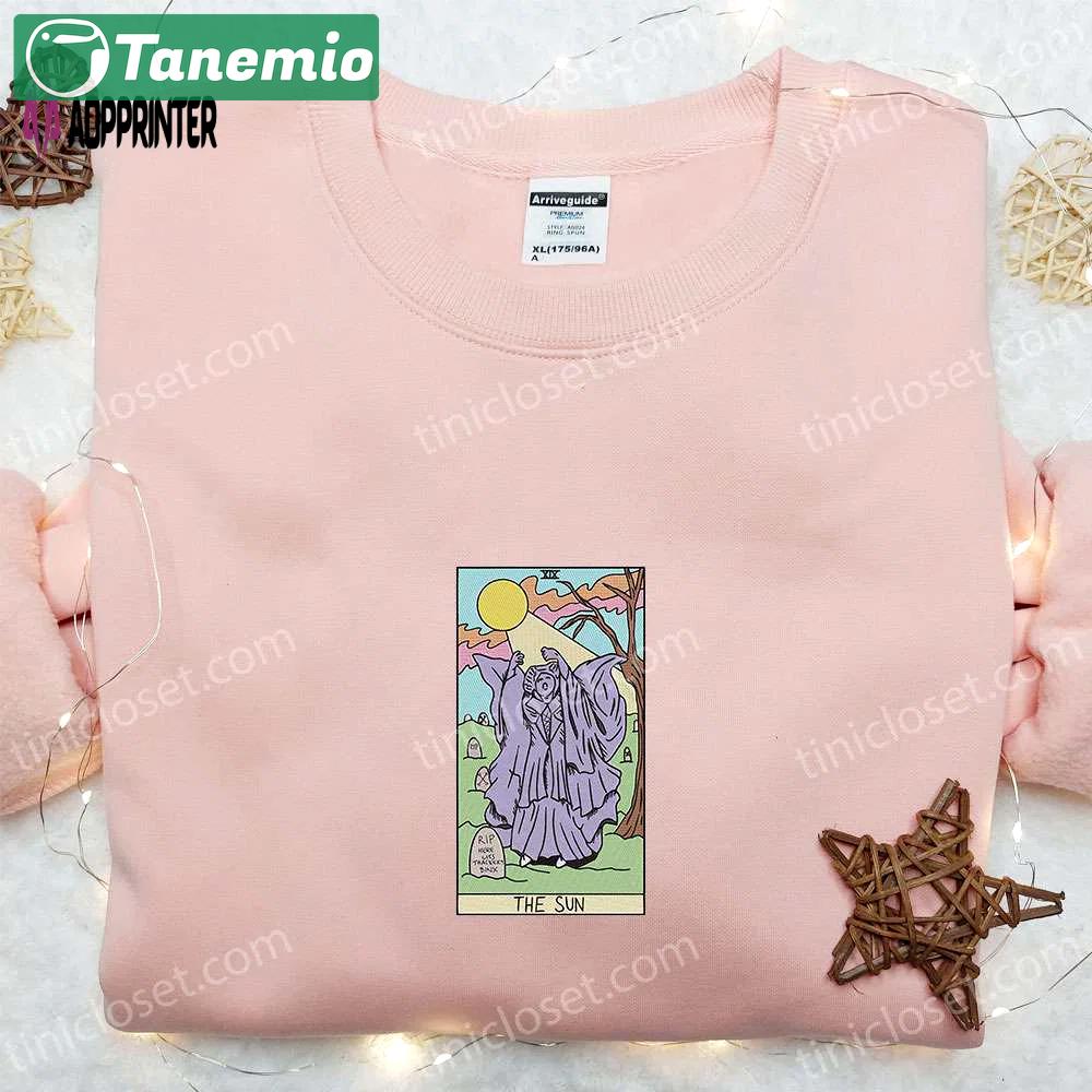 The sun tarot hocus pocus shirt & custom hoodie: best family gift ideas Embroidered Shirt