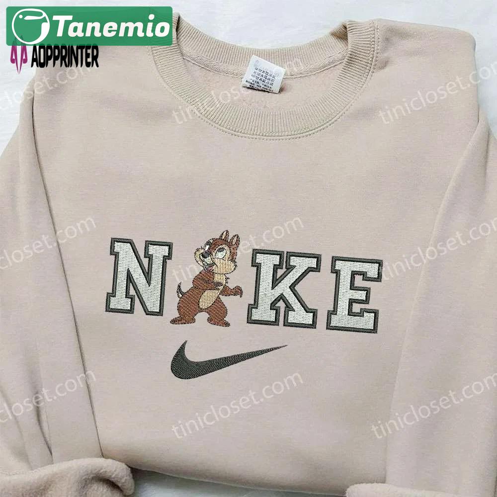 Theodore seville x nike embroidered shirt – chipmunk custom design Embroidered Shirt