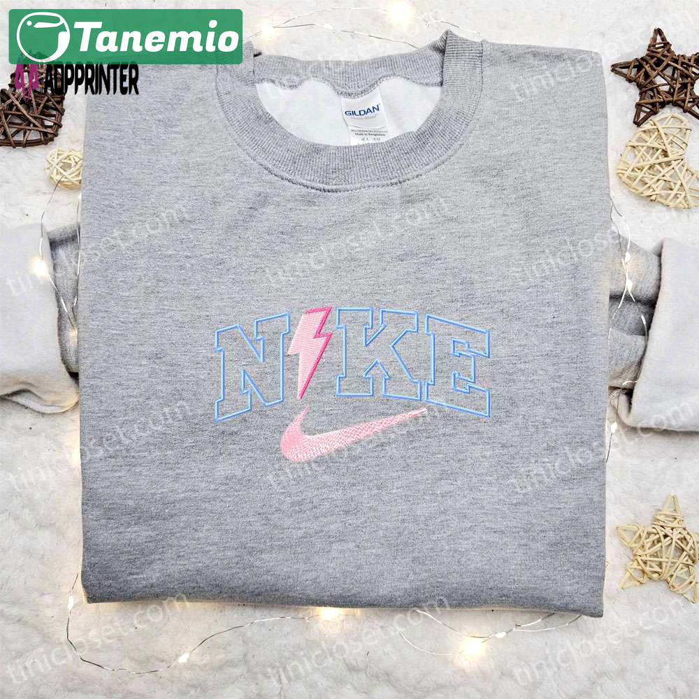 Thunder x nike embroidered sweatshirt: best nike inspired birthday gift Embroidered Shirt