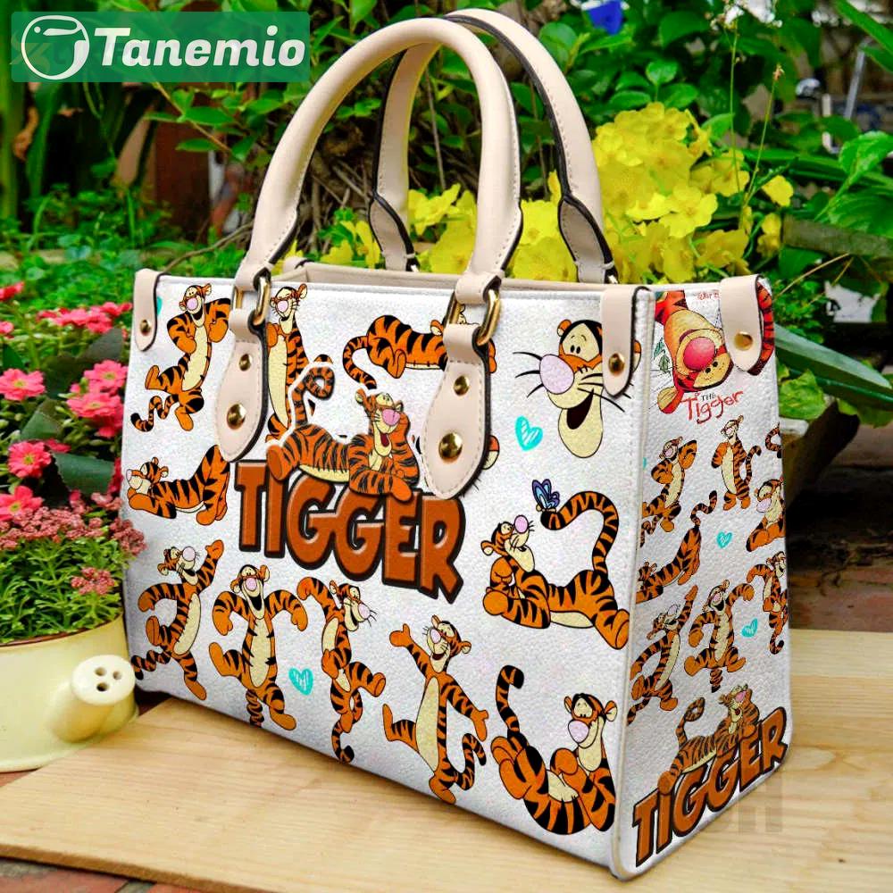 Tigger winnie the pooh leather handbag for women gift 2443 Women Leather Hand Bag