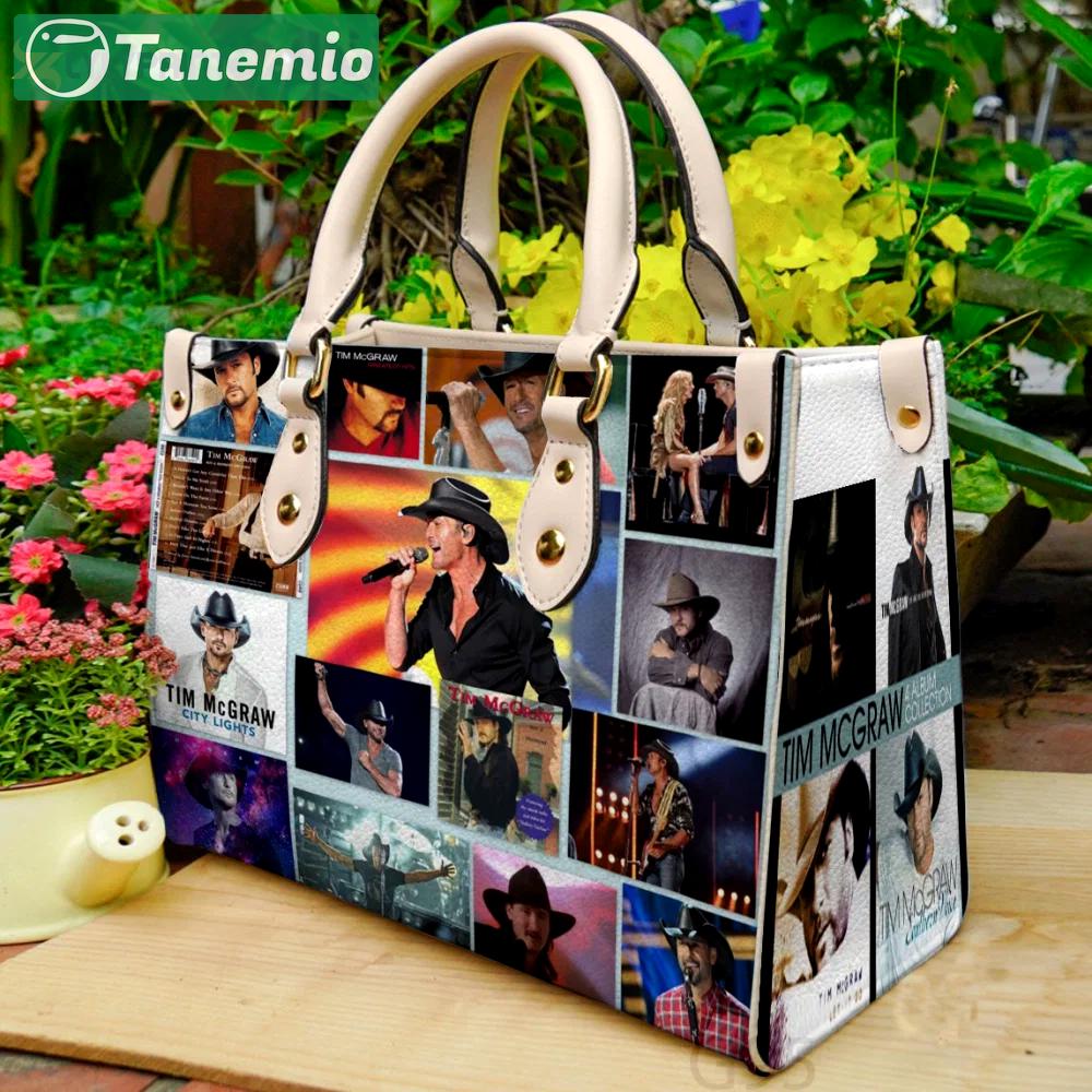 Tim mcgraw leather bag for women gift 2137 Women Leather Hand Bag