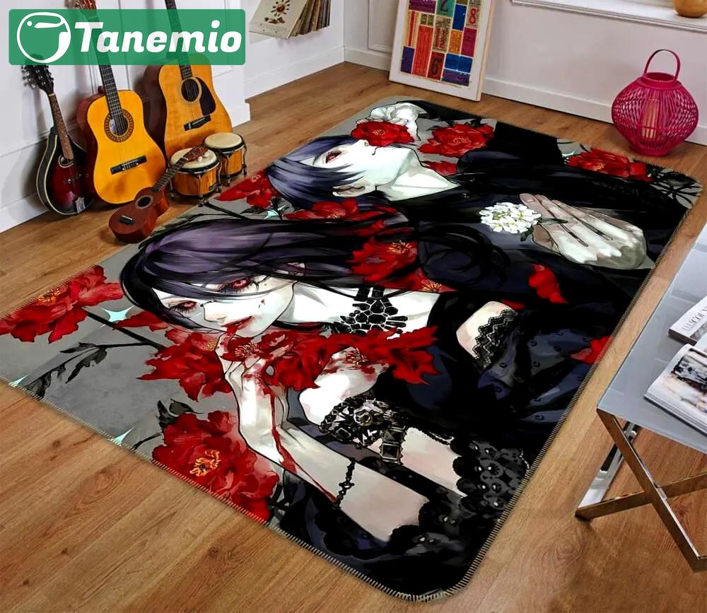 Tokyo ghoul anime 32 area rug living room and bed room rug rug regtangle carpet floor decor home decor Rectangle Rug