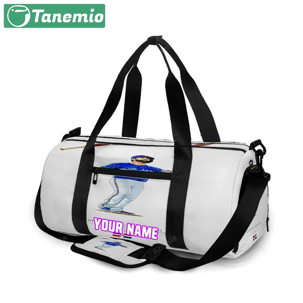 Toronto blue jays jose bautista1 personalized name travel bag gym bag 2442 Travel Bag