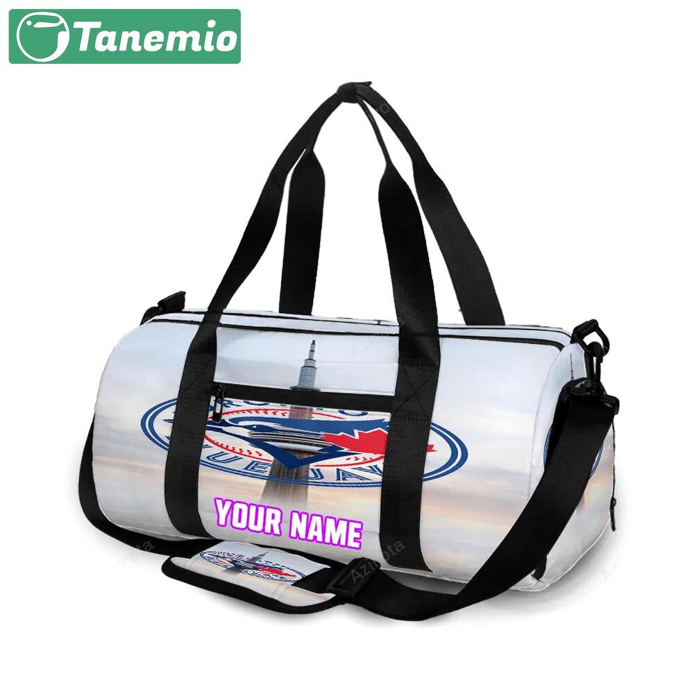 Toronto blue jays russell bird towel1 personalized name travel bag gym bag 2419 Travel Bag