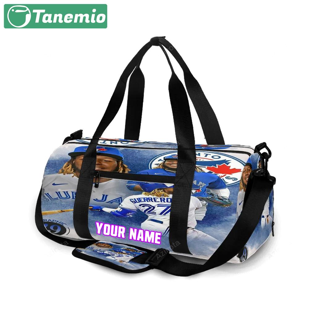 Toronto blue jays vladimir guerrero jr4 personalized name travel bag gym bag 2497 Travel Bag