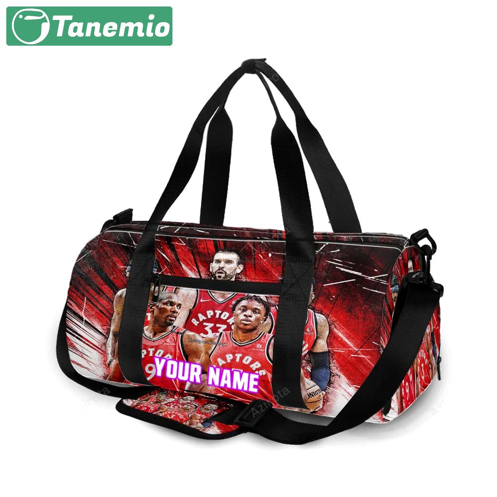 Toronto raptors all players4 personalized name travel bag gym bag 2561 Travel Bag
