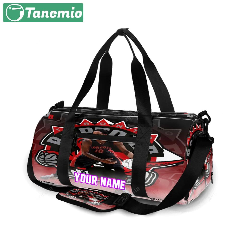 Toronto raptors demar derozan5 personalized name travel bag gym bag 2438 Travel Bag