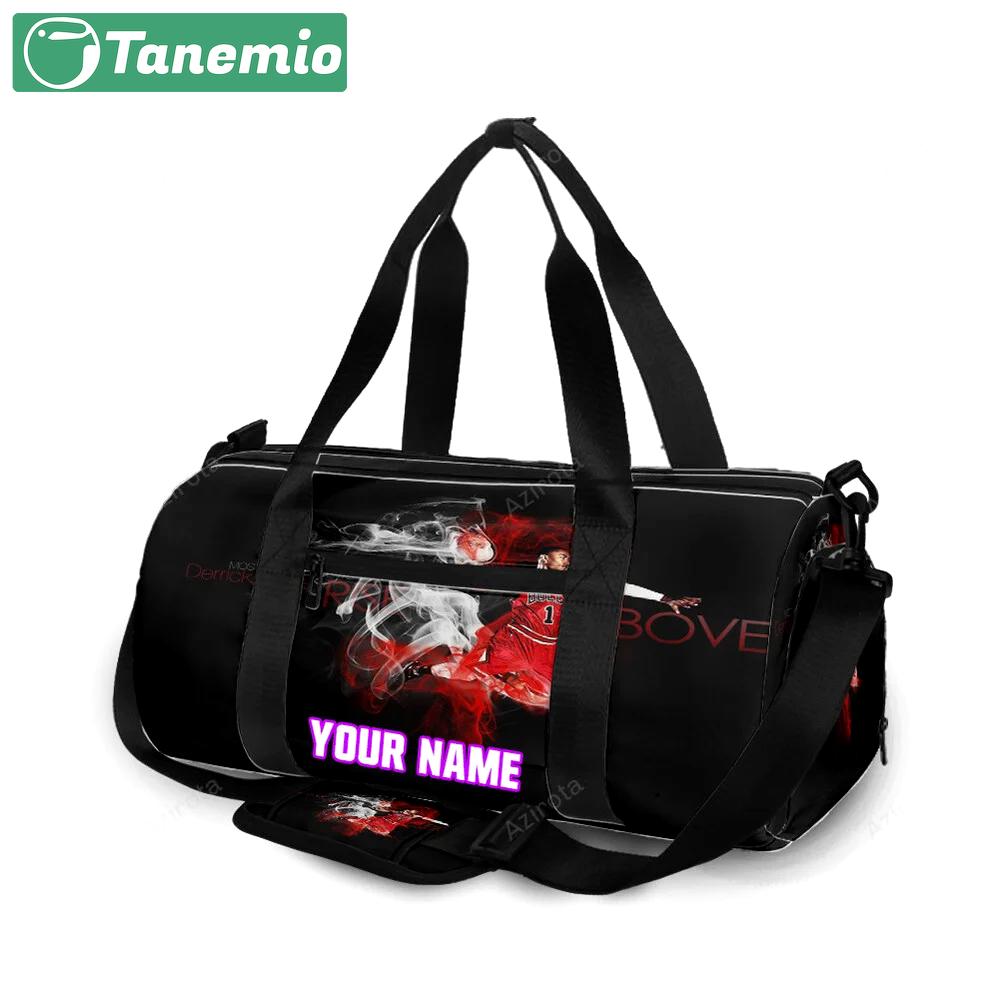Toronto raptors derrick rose1 personalized name travel bag gym bag 2535 Travel Bag