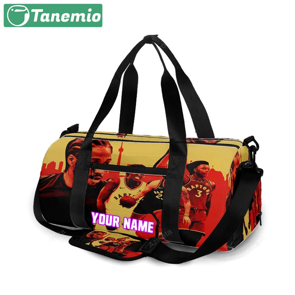 Toronto raptors kawhi leonard2 personalized name travel bag gym bag 2490 Travel Bag