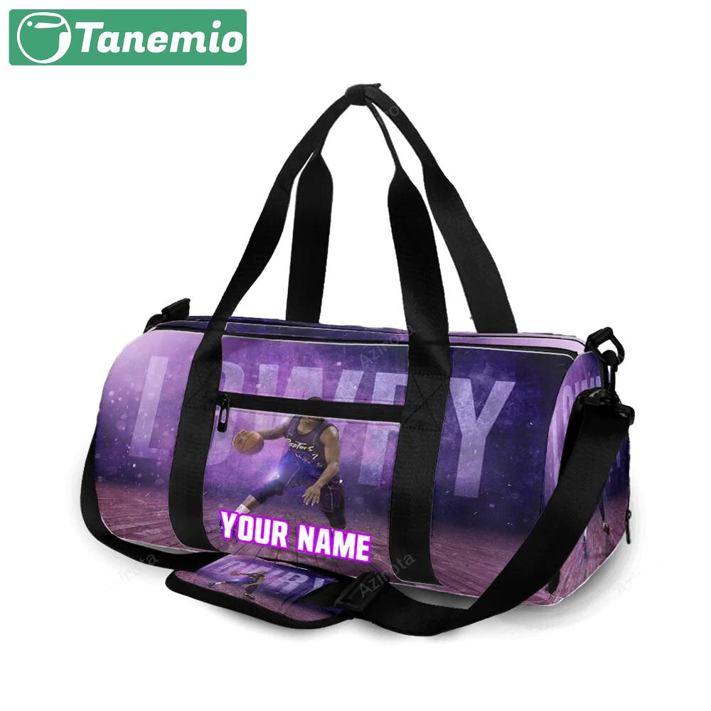 Toronto raptors kyle lowry1 personalized name travel bag gym bag 2417 Travel Bag