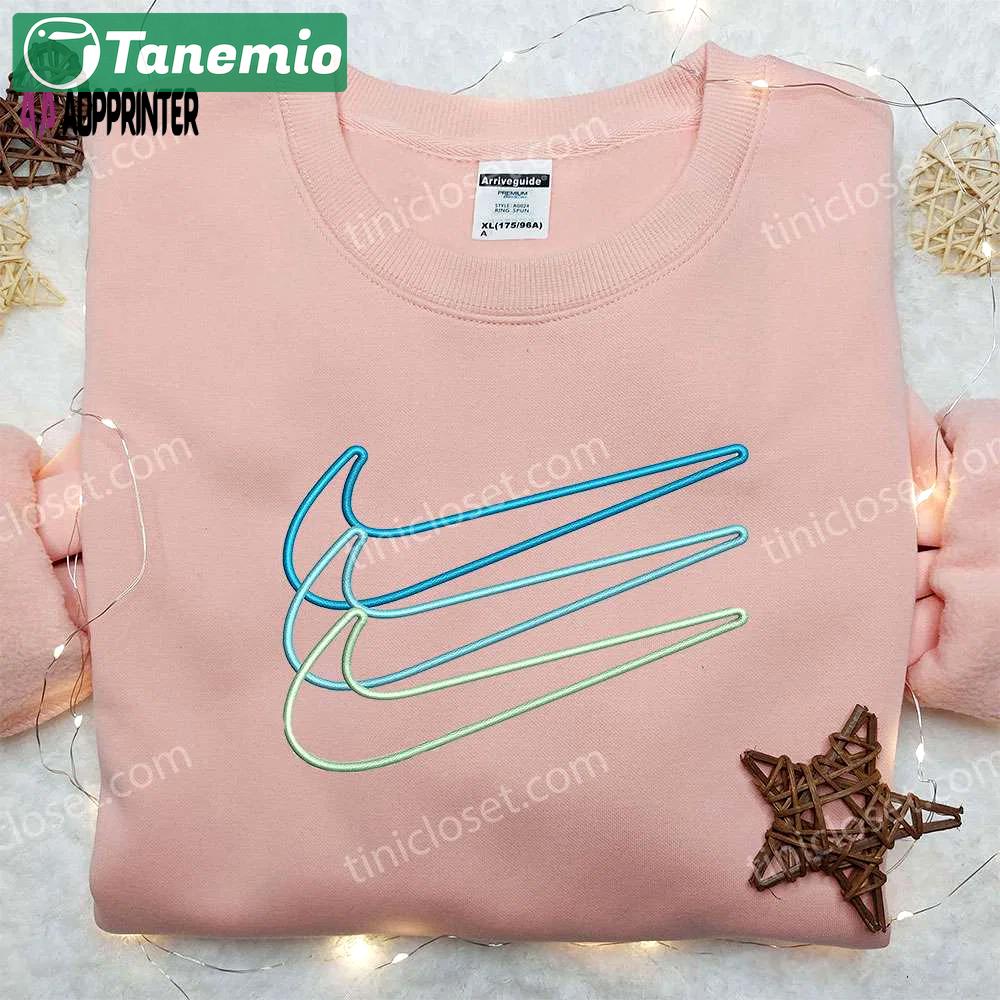 Triple outline x nike embroidered hoodie & shirt: best birthday gift ideas Embroidered Shirt