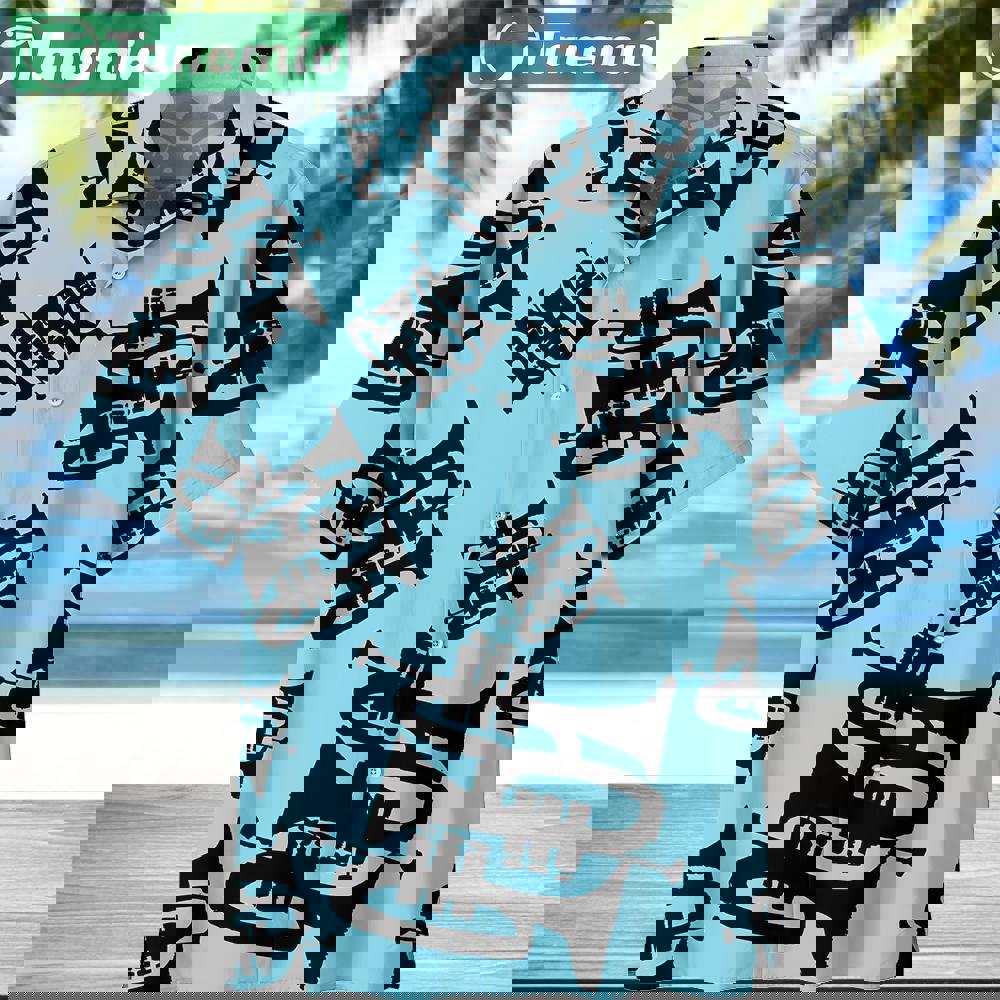 Trumpet hawaiian shirt Hawaii Shirt Shorts & Flip Flops