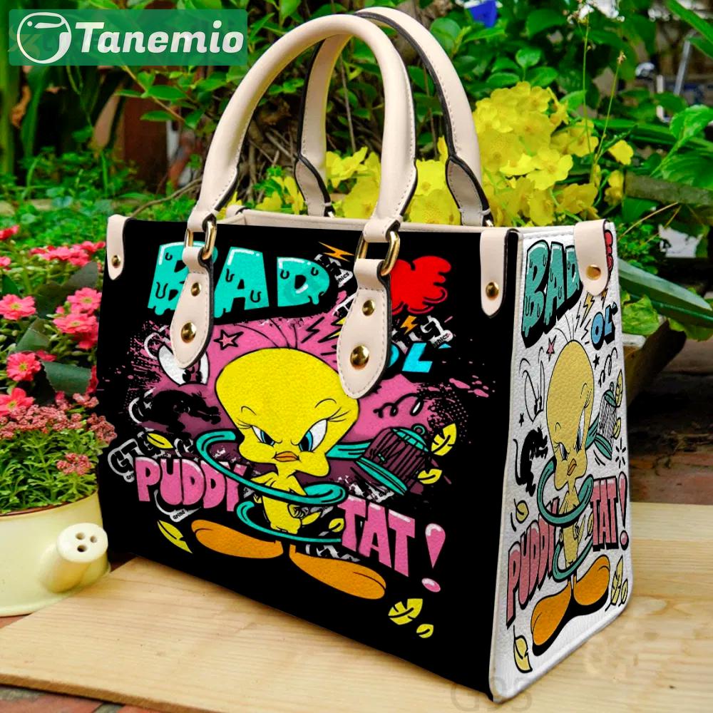 Tweety bird 11 leather hand bag gift for women’s day – perfect women s day gift g95 3499 Women Leather Hand Bag