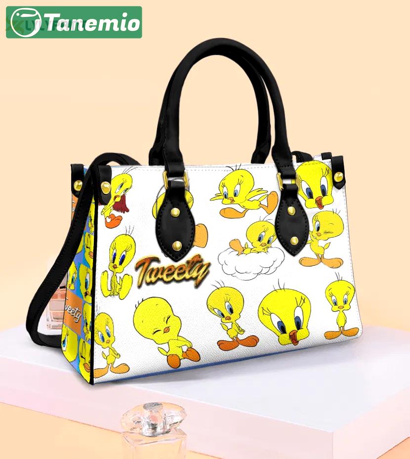 Tweety bird leather handbag 2d 2814 Women Leather Hand Bag