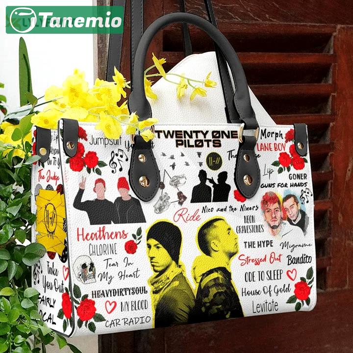 Twenty one pilots leather bag for women gift 930 Women Leather Hand Bag