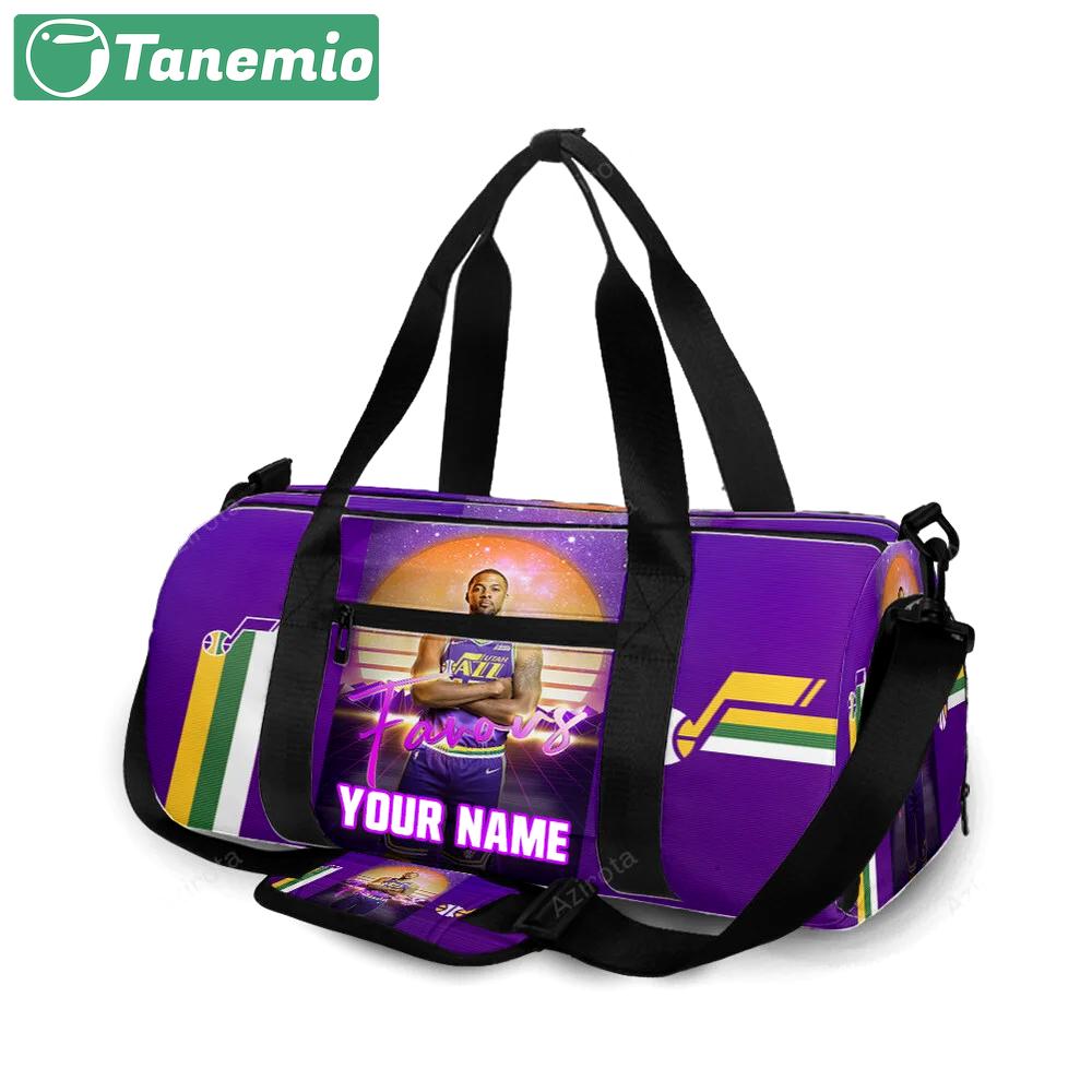 Utah jazz player v24 personalized name travel bag gym bag 2428 Travel Bag