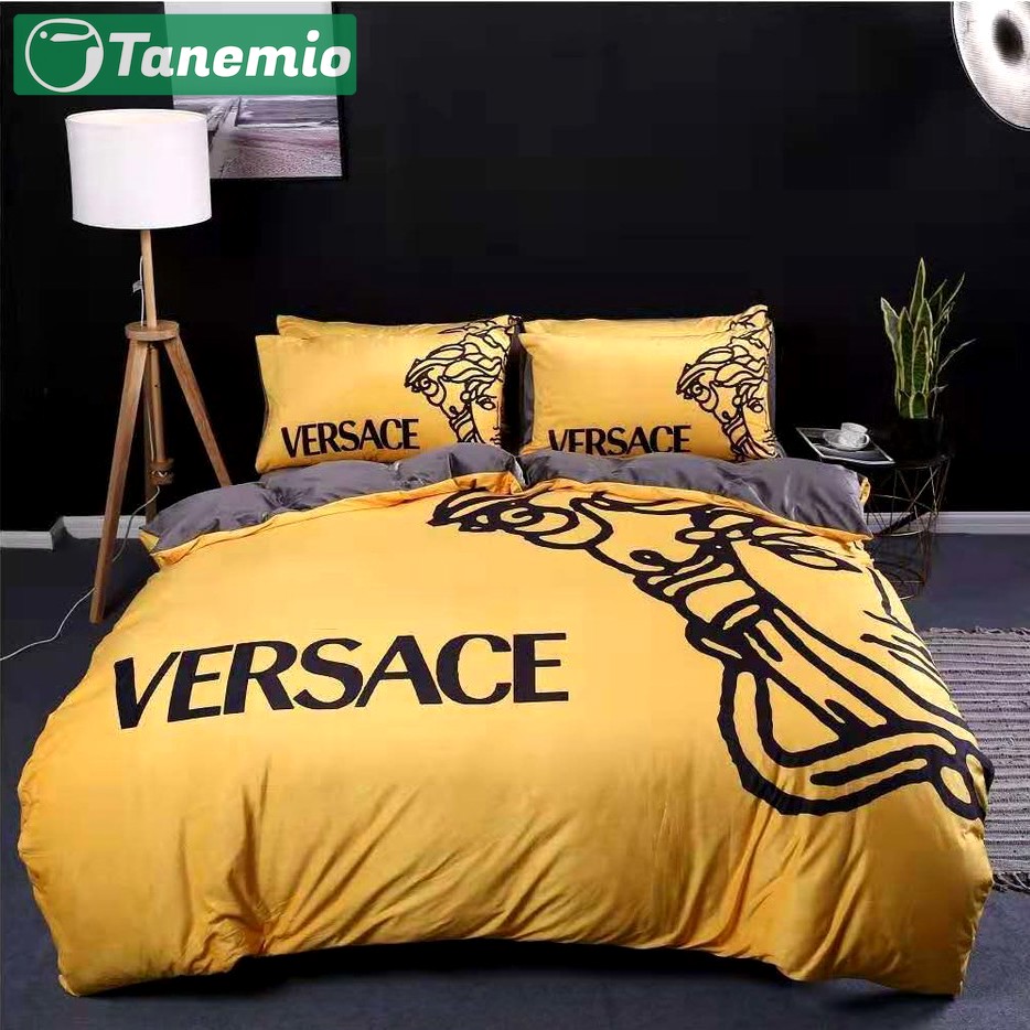 Versace luxury logo fashion brand premium bedding sets,bed sets, bedroom sets, comforter sets, duvet cover, bedspread Bedding Sets