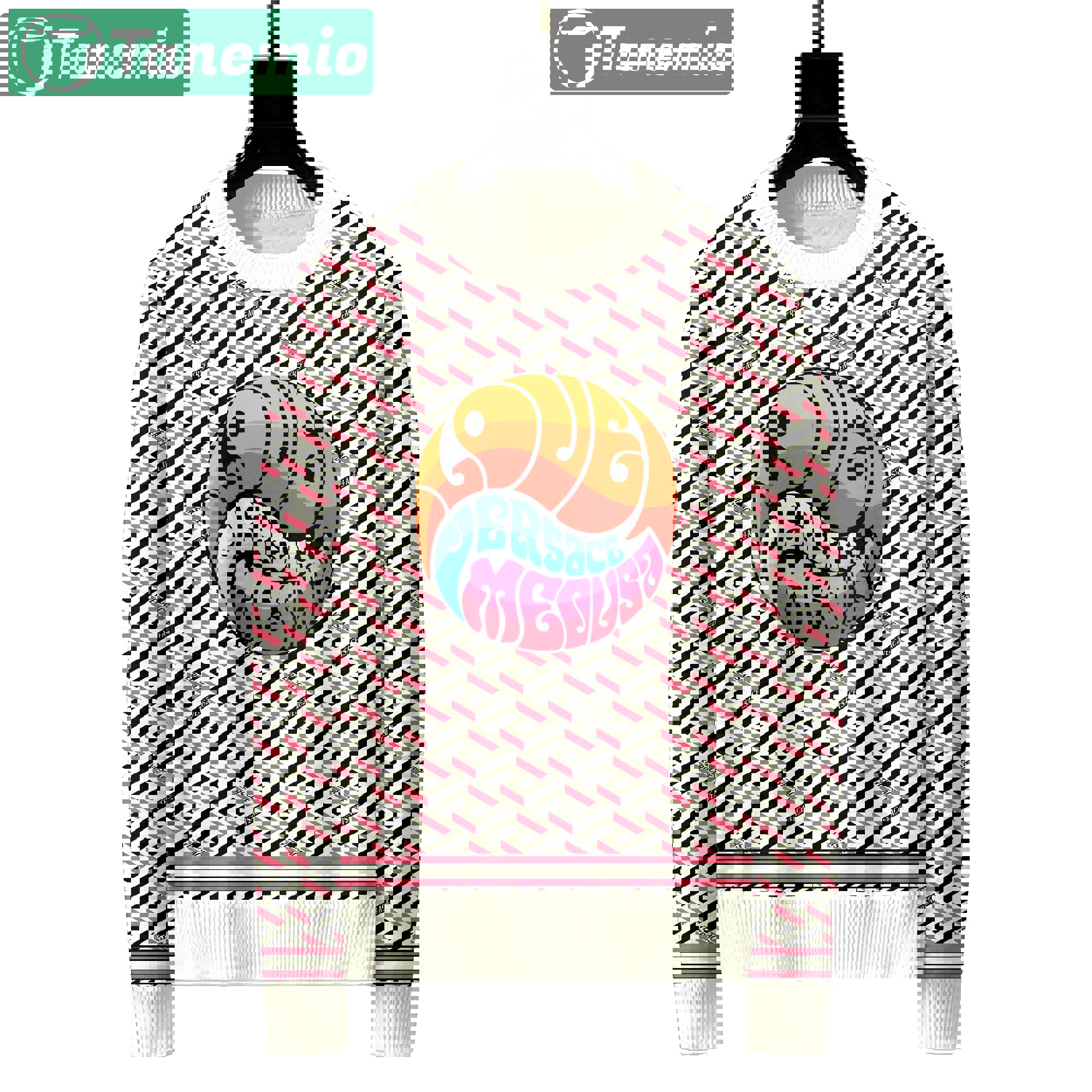 Versace luxury ugly sweater for winter hot 2024  style 108 Christmas Ugly Sweater