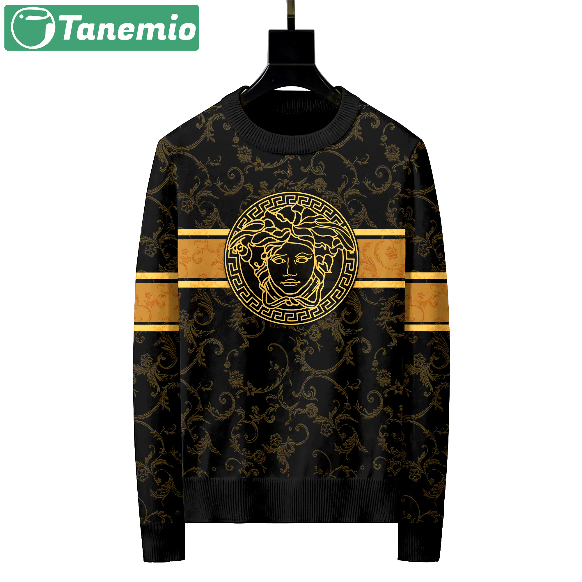 Versace luxury ugly sweater for winter hot 2024  style 210 Christmas Ugly Sweater
