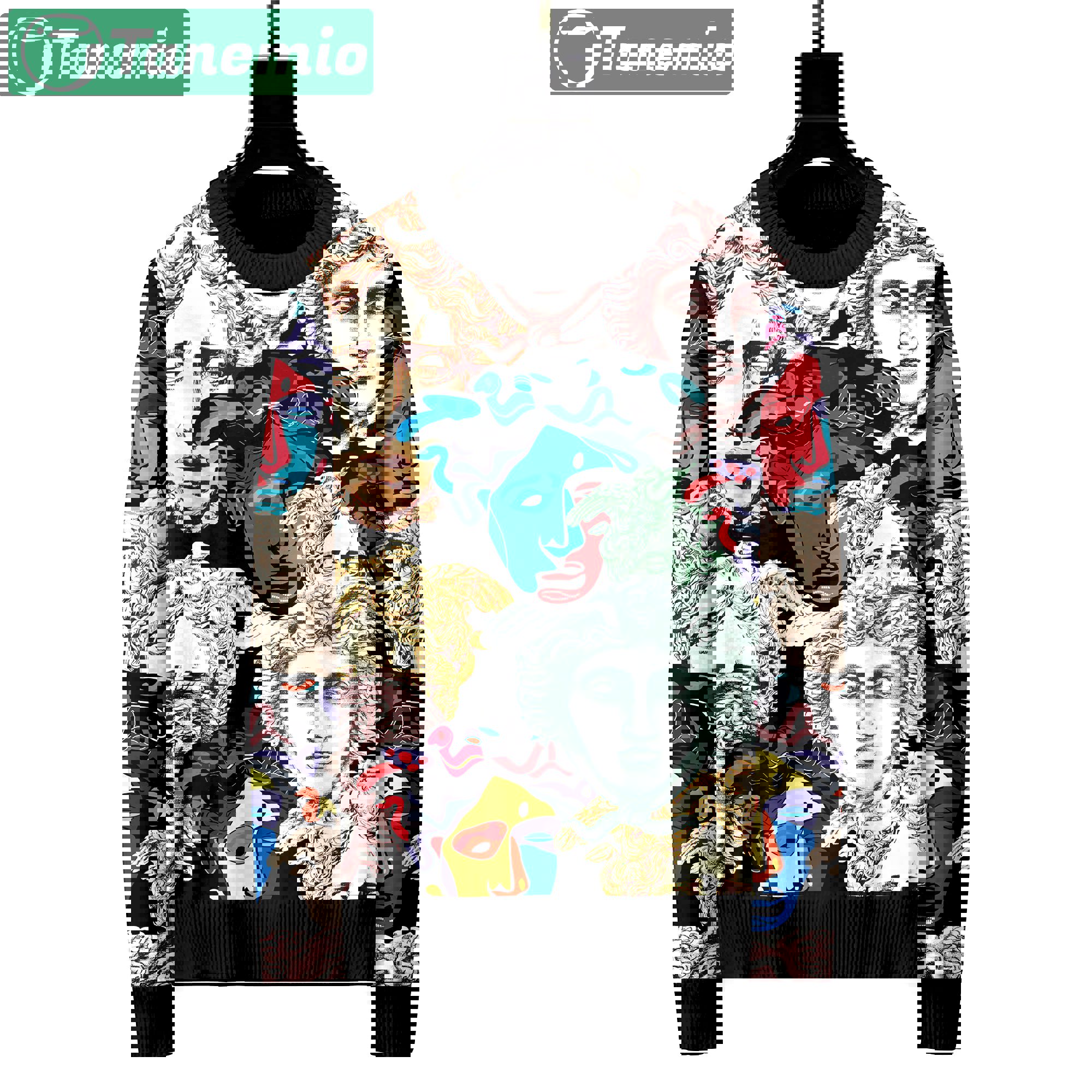 Versace luxury ugly sweater for winter hot 2024  style 347 Christmas Ugly Sweater