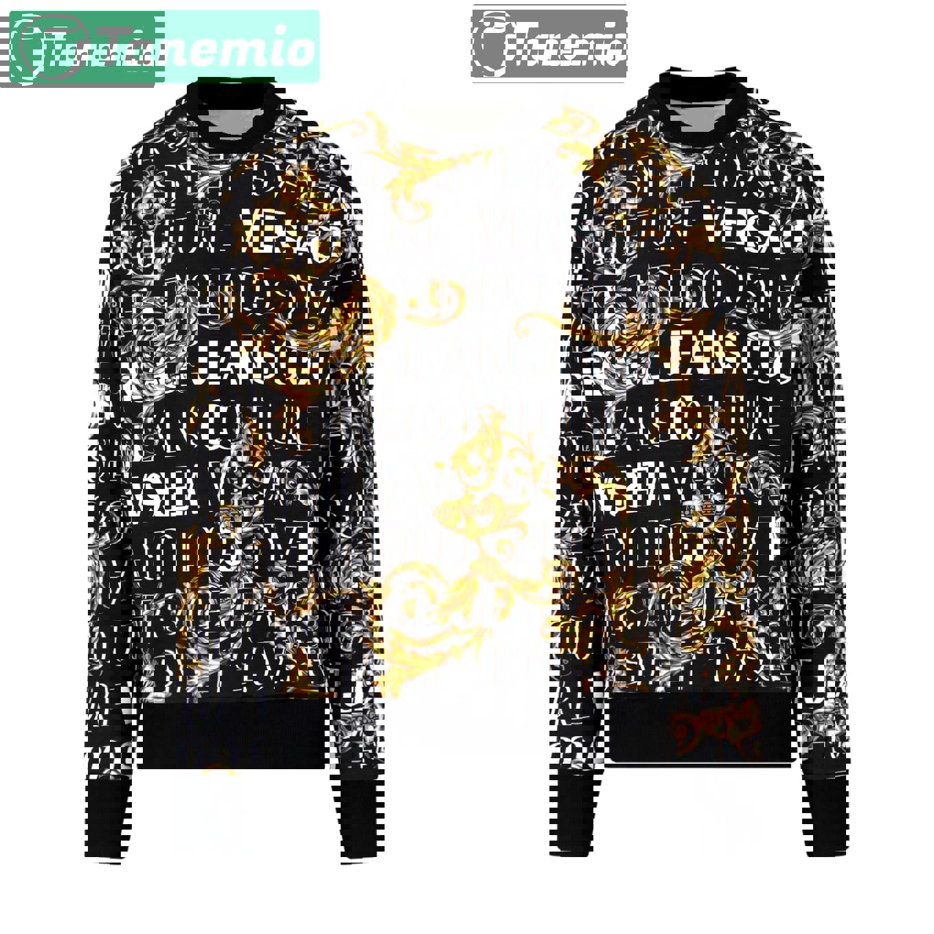 Versace luxury ugly sweater for winter hot 2024  style 857 Christmas Ugly Sweater