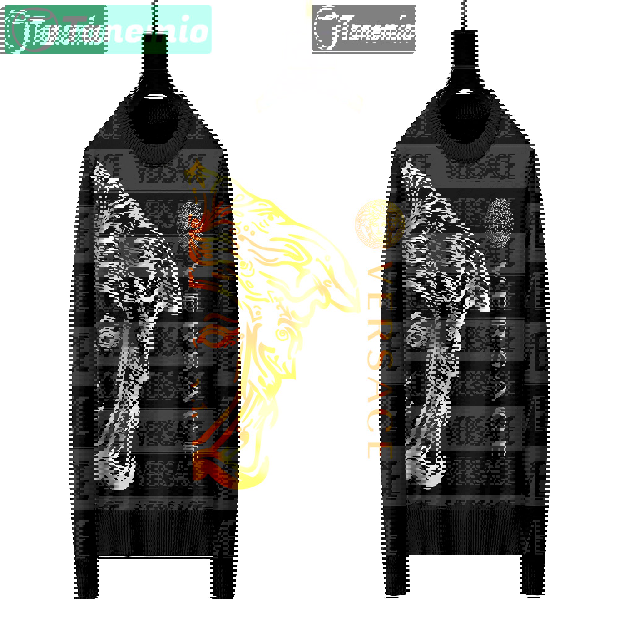 Versace luxury ugly sweater for winter hot 2025style 488 Christmas Ugly Sweater