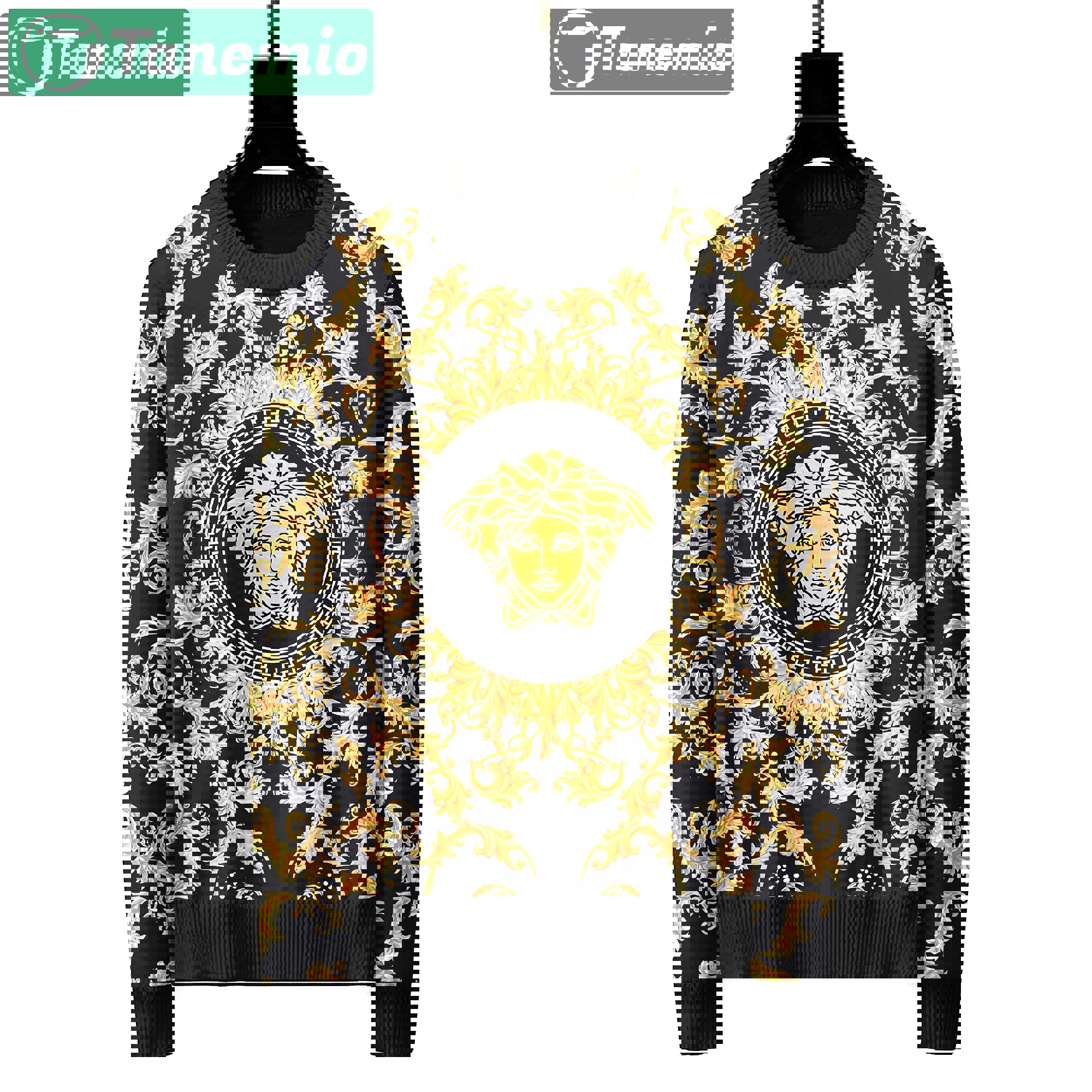 Versace luxury ugly sweater for winter hot 2025style 822 Christmas Ugly Sweater