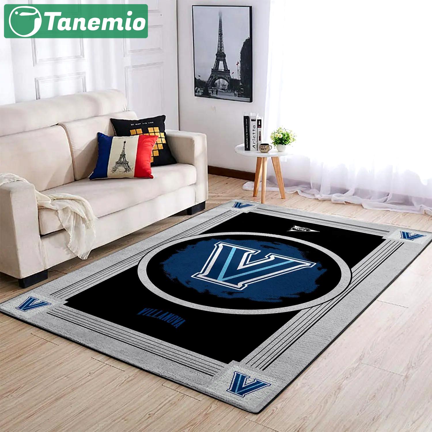 Villanova wildcats ncaa area rugs living room carpet team logo home rug regtangle carpet floor decor home decor Rectangle Rug