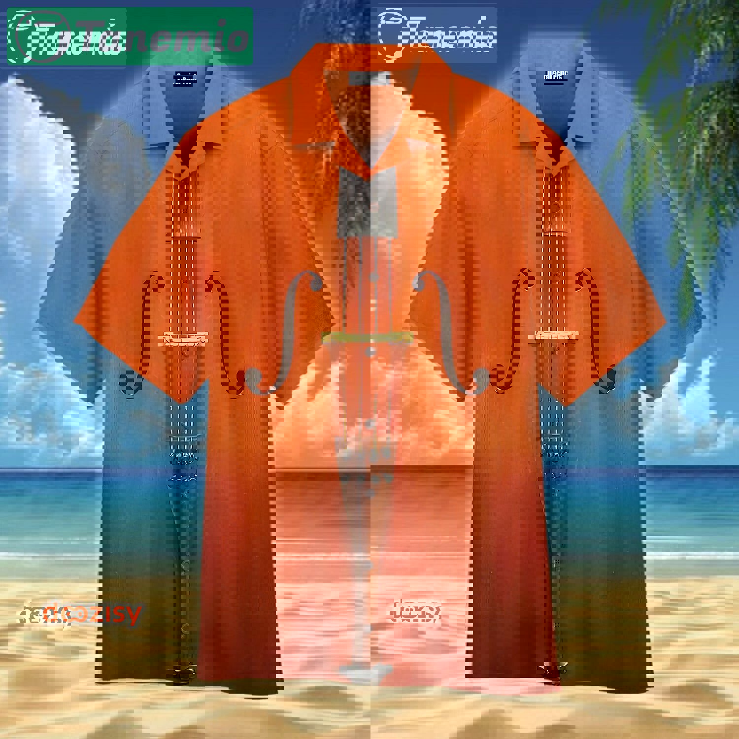 Violin, cello, musical instruments, and hawaiian shirts Hawaii Shirt Shorts & Flip Flops