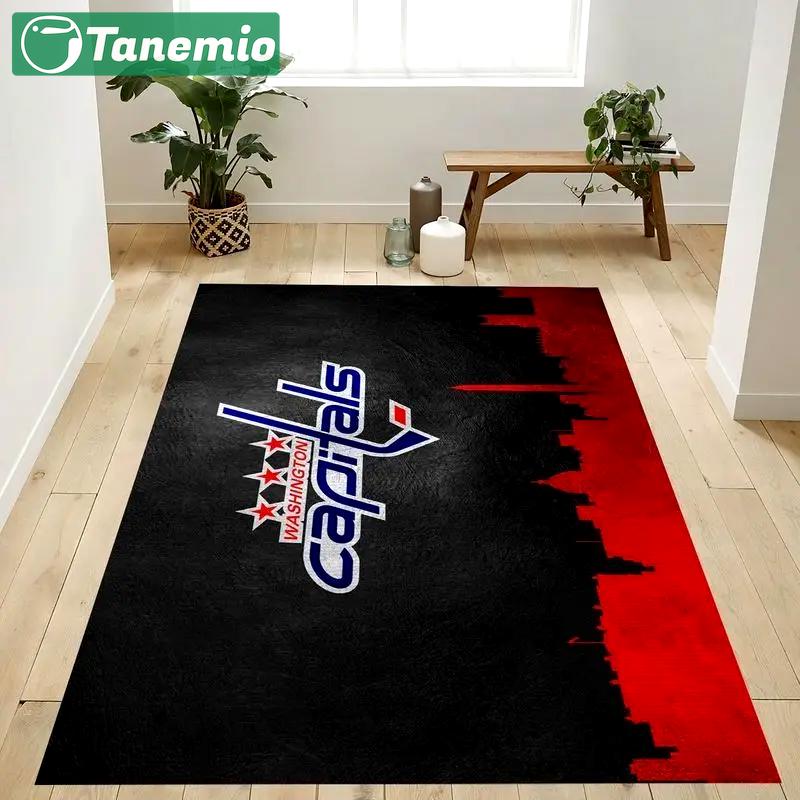 Washington capitals nhl 3 area rug living room bedroom rug rug regtangle carpet Rectangle Rug